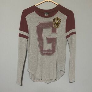 Harry Potter gryffundor varsity shirt